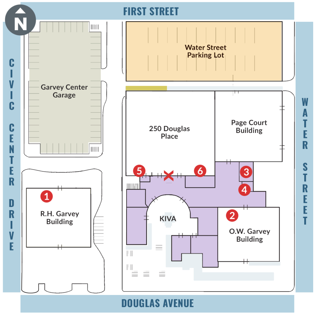 Garvey Center Parking and Directions
